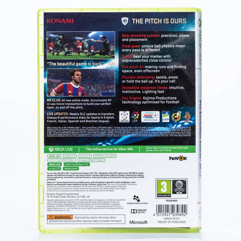 PES 2015: Pro Evolution Soccer - Xbox 360 spill