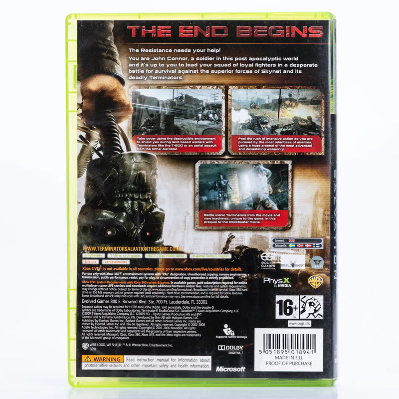 Terminator: Salvation - Xbox 360 spill