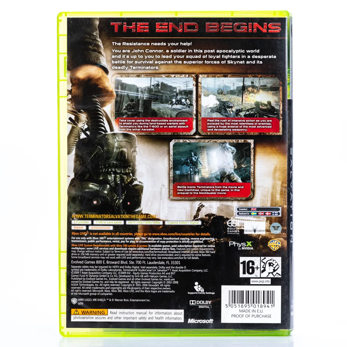 Terminator: Salvation - Xbox 360 spill - Retrospillkongen