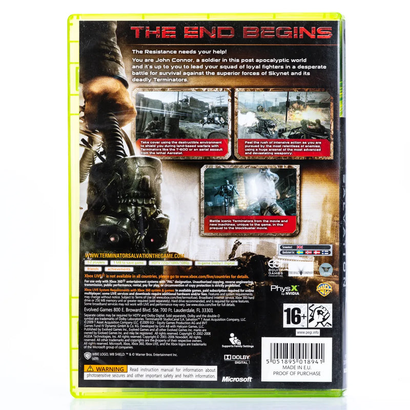 Terminator: Salvation - Xbox 360 spill
