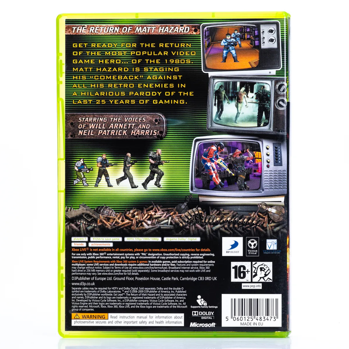 Eat Lead: The Return of Matt Hazard - Xbox 360 spill - Retrospillkongen