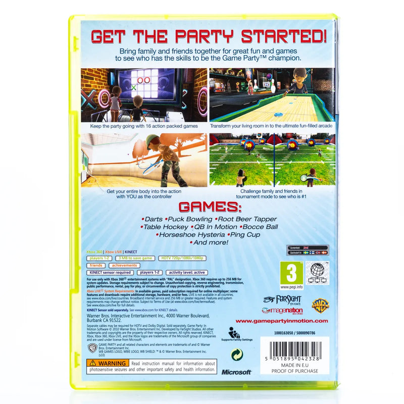 Game Party: In Motion - Xbox 360 spill