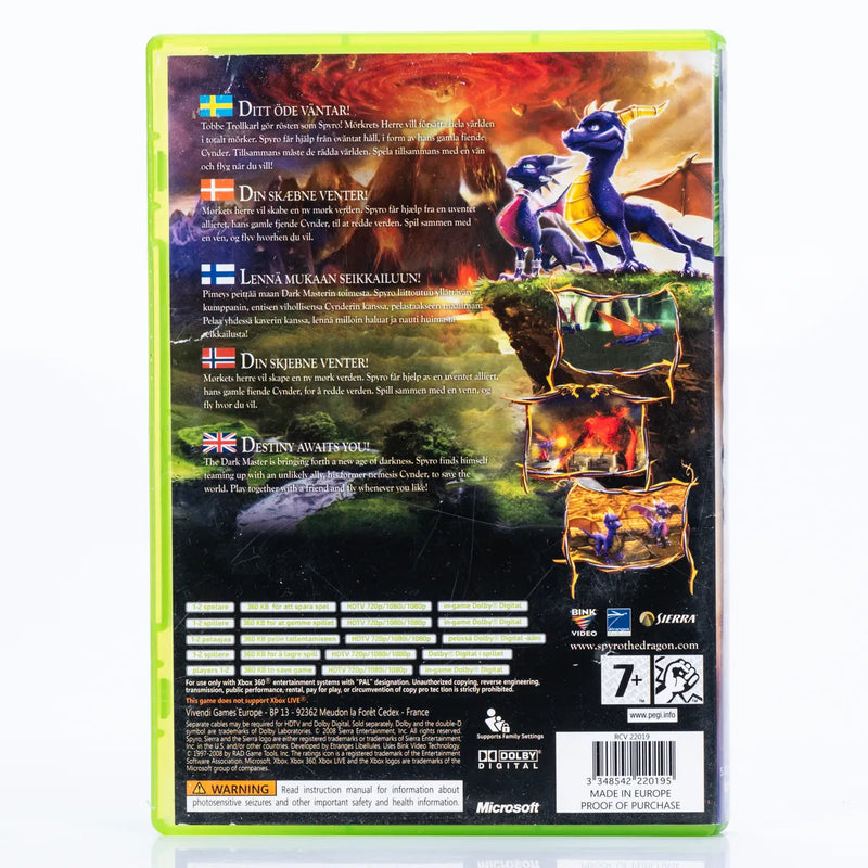The Legend of Spyro Dawn of the Dragons - Xbox 360 spill