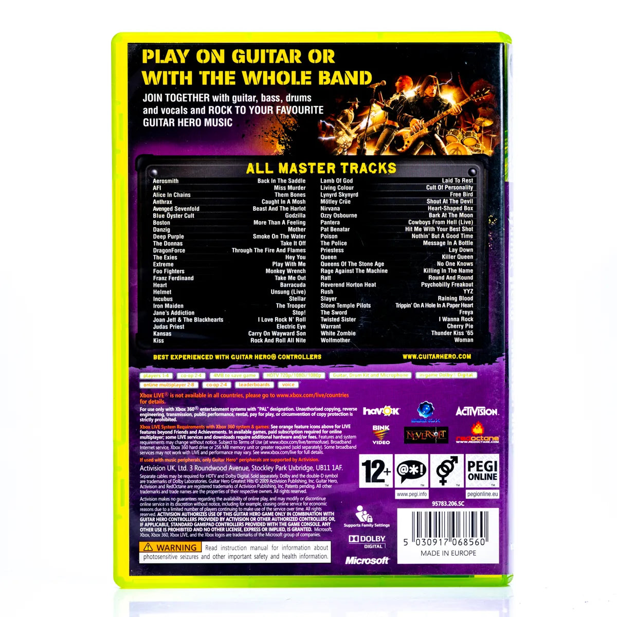 Guitar Hero Greatest Hits - Xbox 360 spill - Retrospillkongen