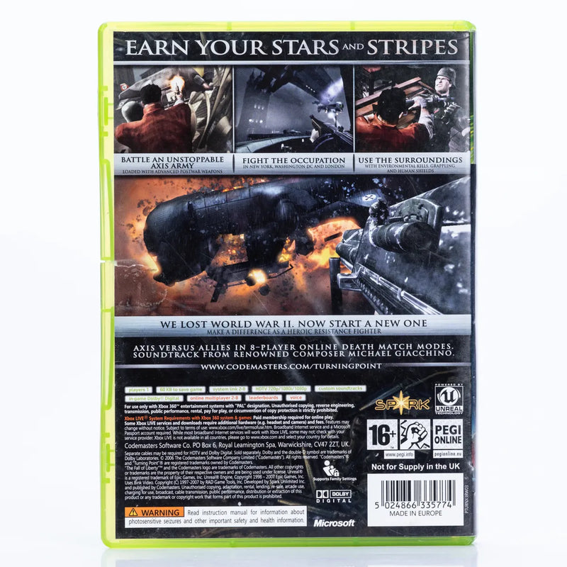 Turning Point: Fall of Liberty - Xbox 360 spill
