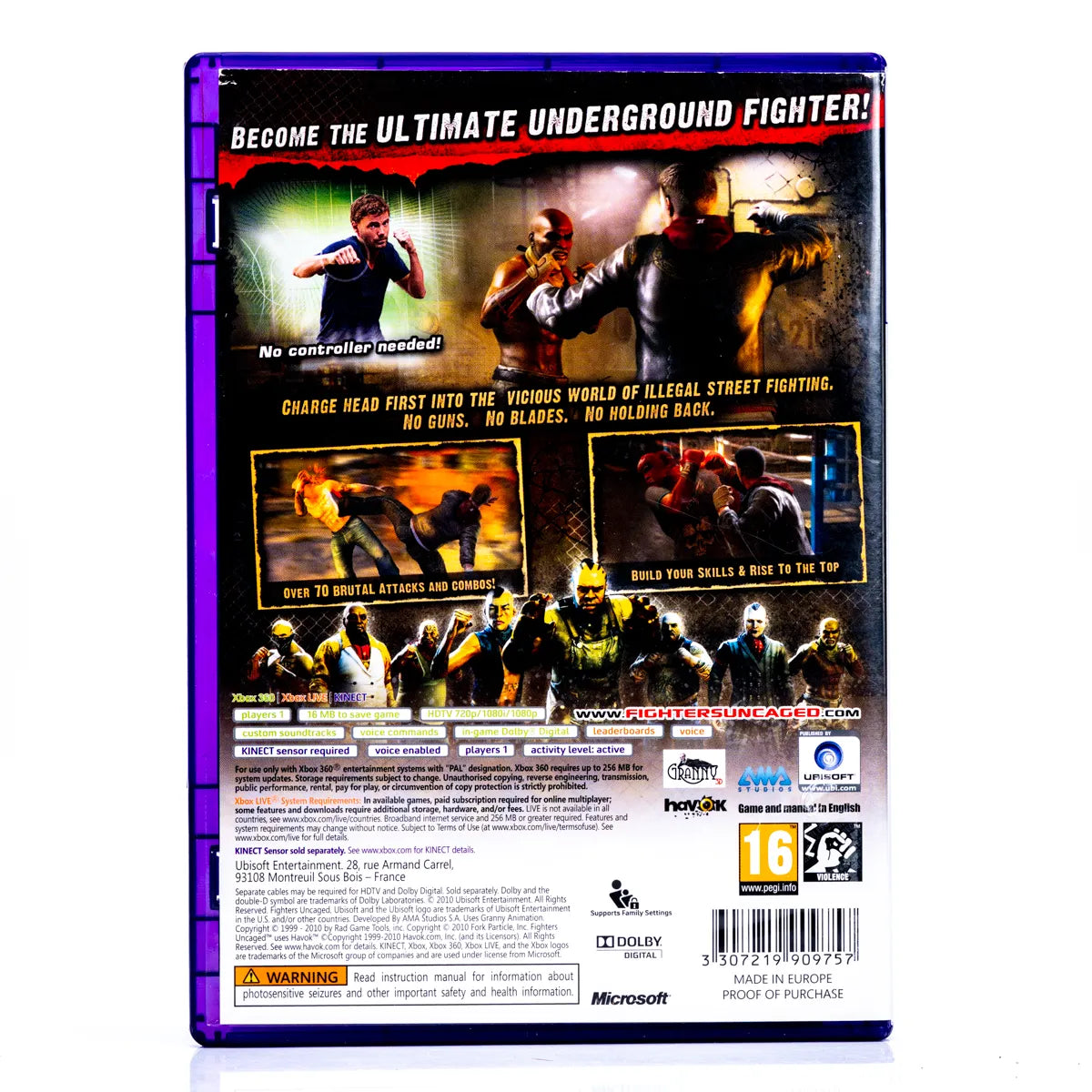 Fighters Uncaged - Xbox 360 spill - Retrospillkongen