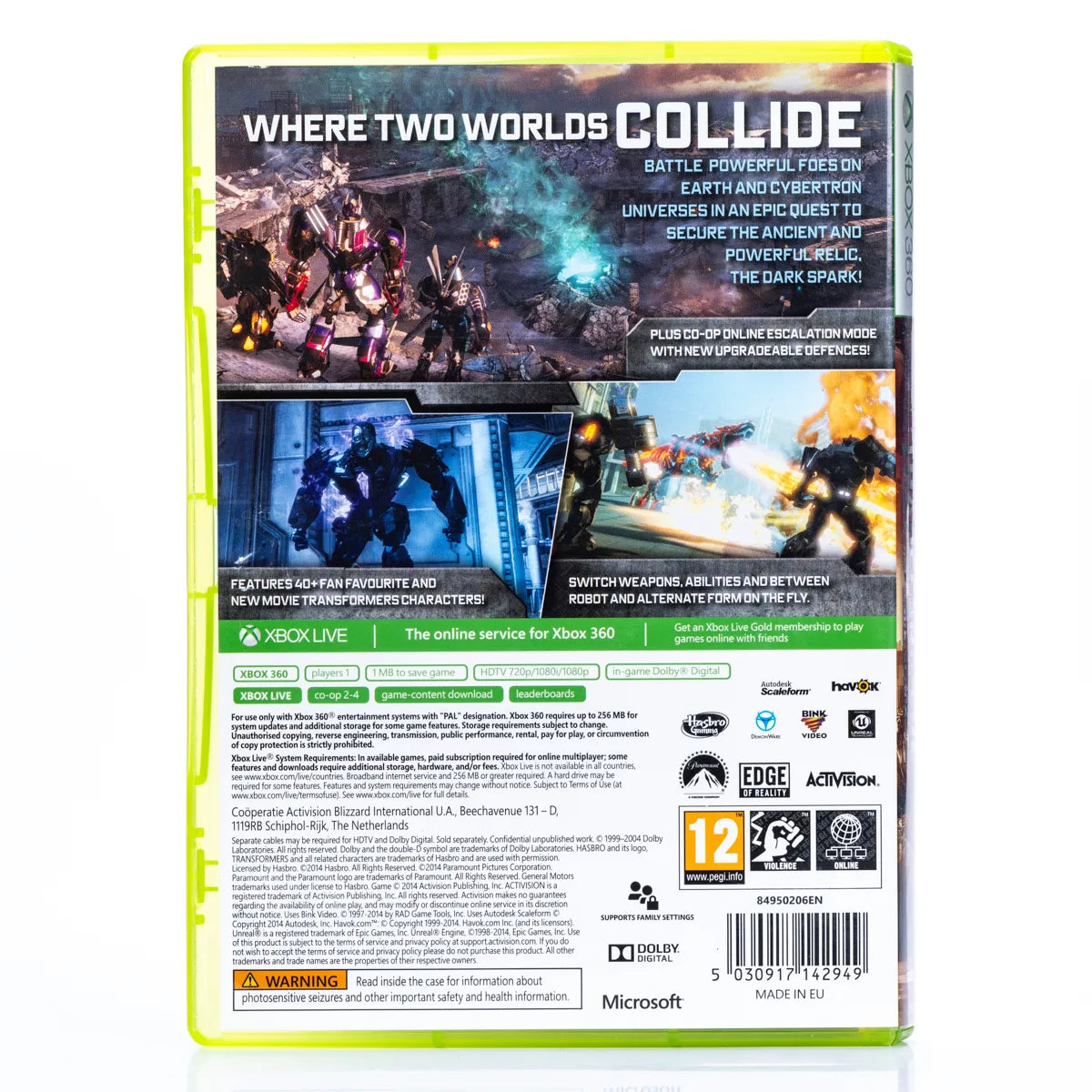 Transformers: Rise of the Dark Spark - Xbox 360 spill - Retrospillkongen