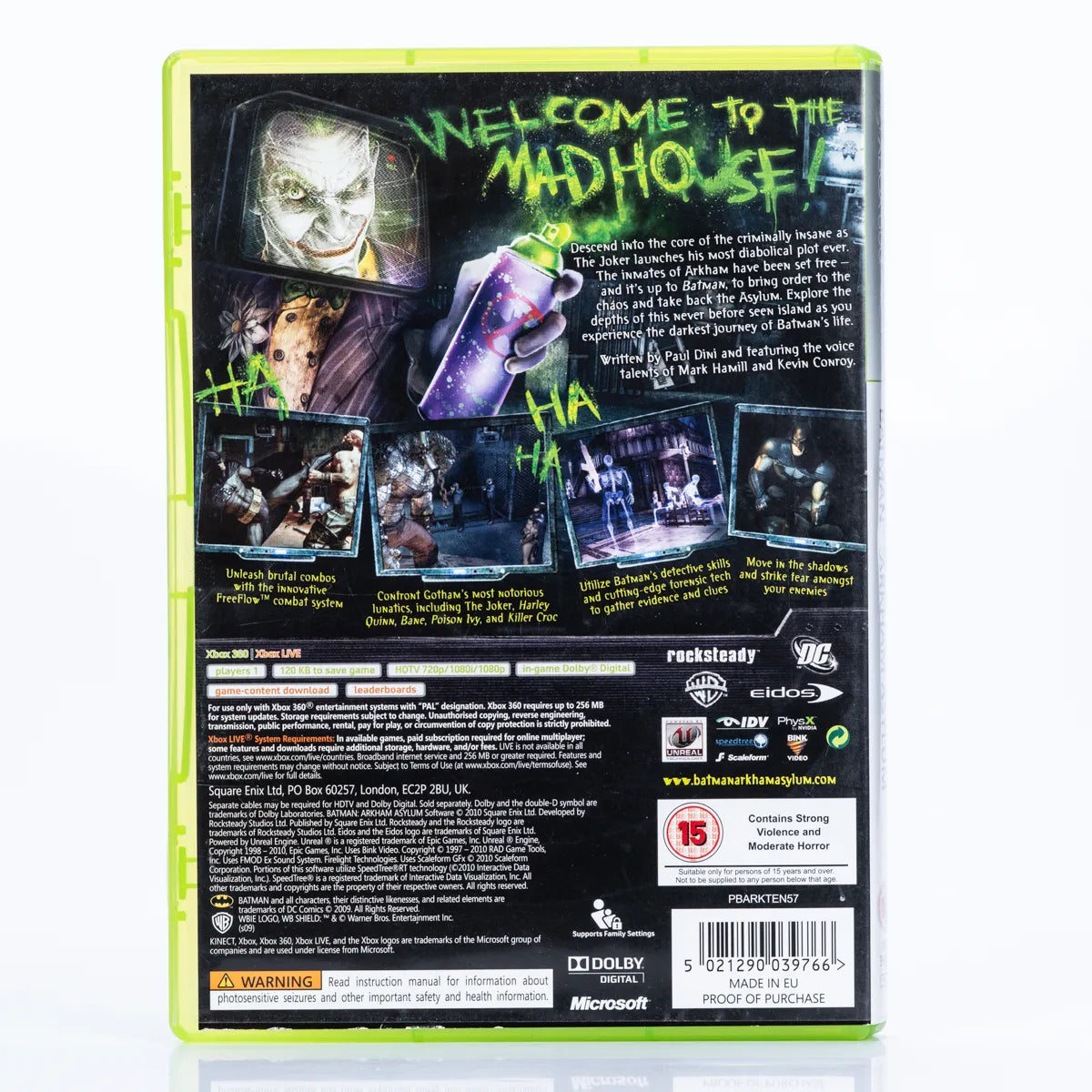 Batman Arkham Asylum - Xbox 360 spill - Retrospillkongen