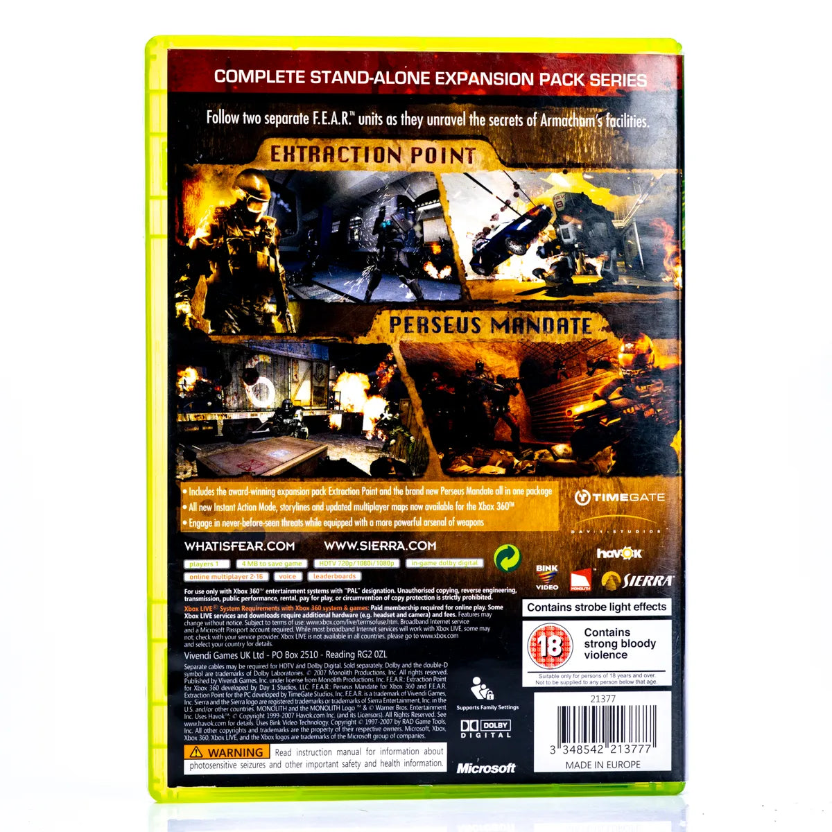 Fear Files - Xbox 360 spill - Retrospillkongen