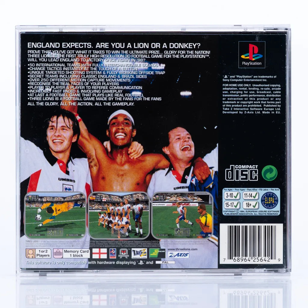 Three Lions - PS1 spill