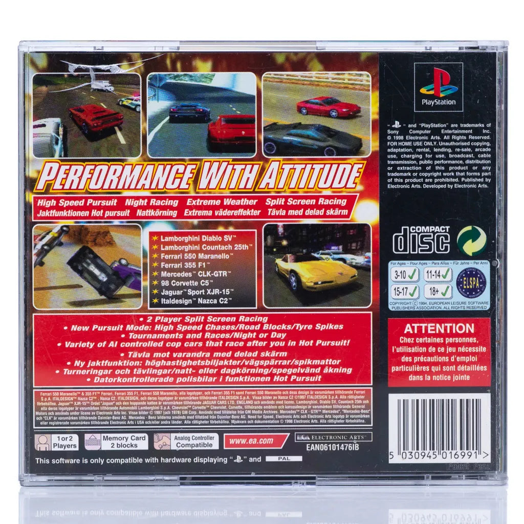 Need for Speed III: Hot Pursuit - PS1 spill - Retrospillkongen