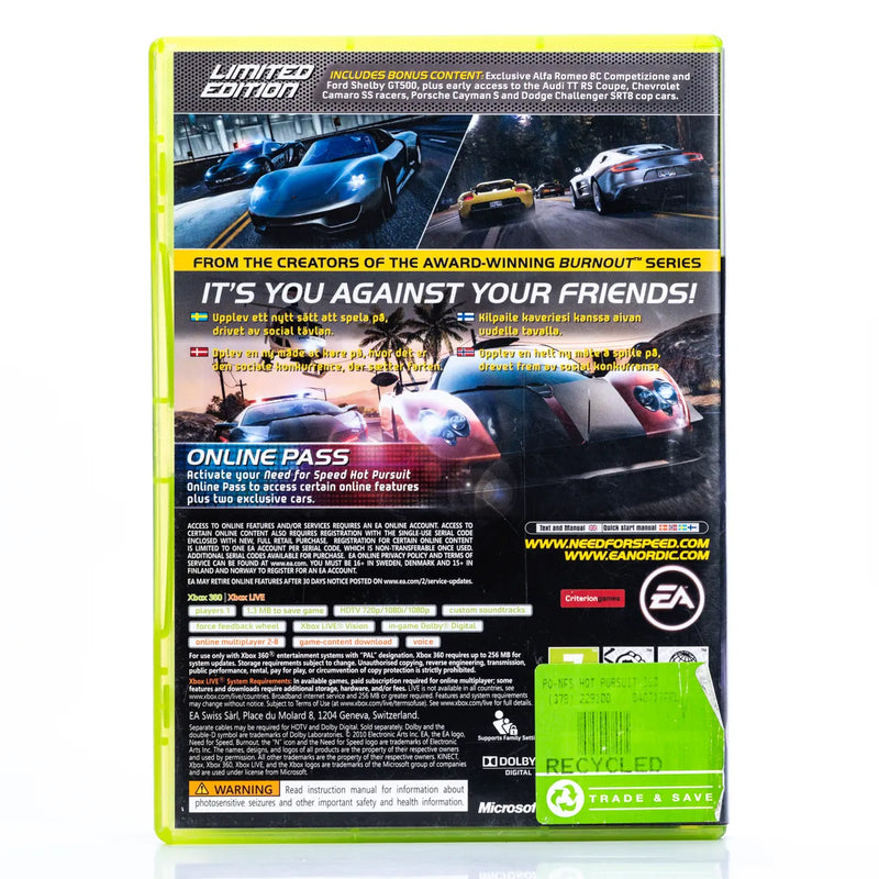 Need for Speed: Hot Pursuit - Xbox 360 spill