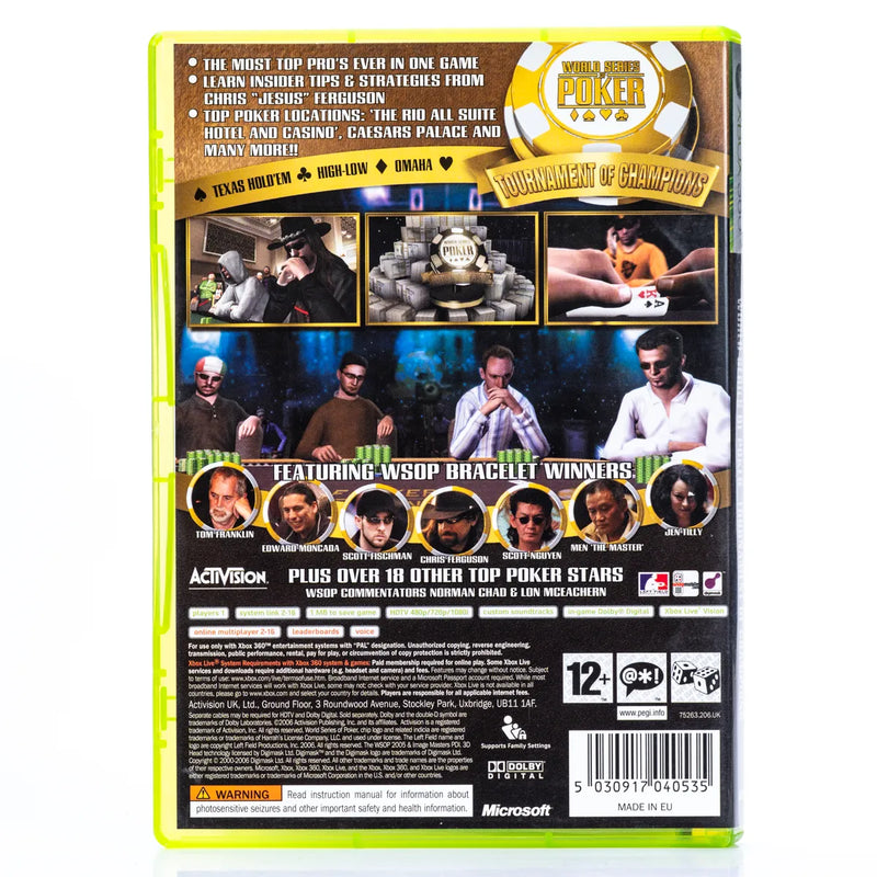 World Series of Poker: Tournament of Champions - Xbox 360 spill