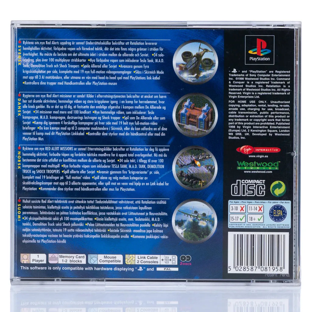Command & Conquer: Retaliation - PS1 spill - Retrospillkongen