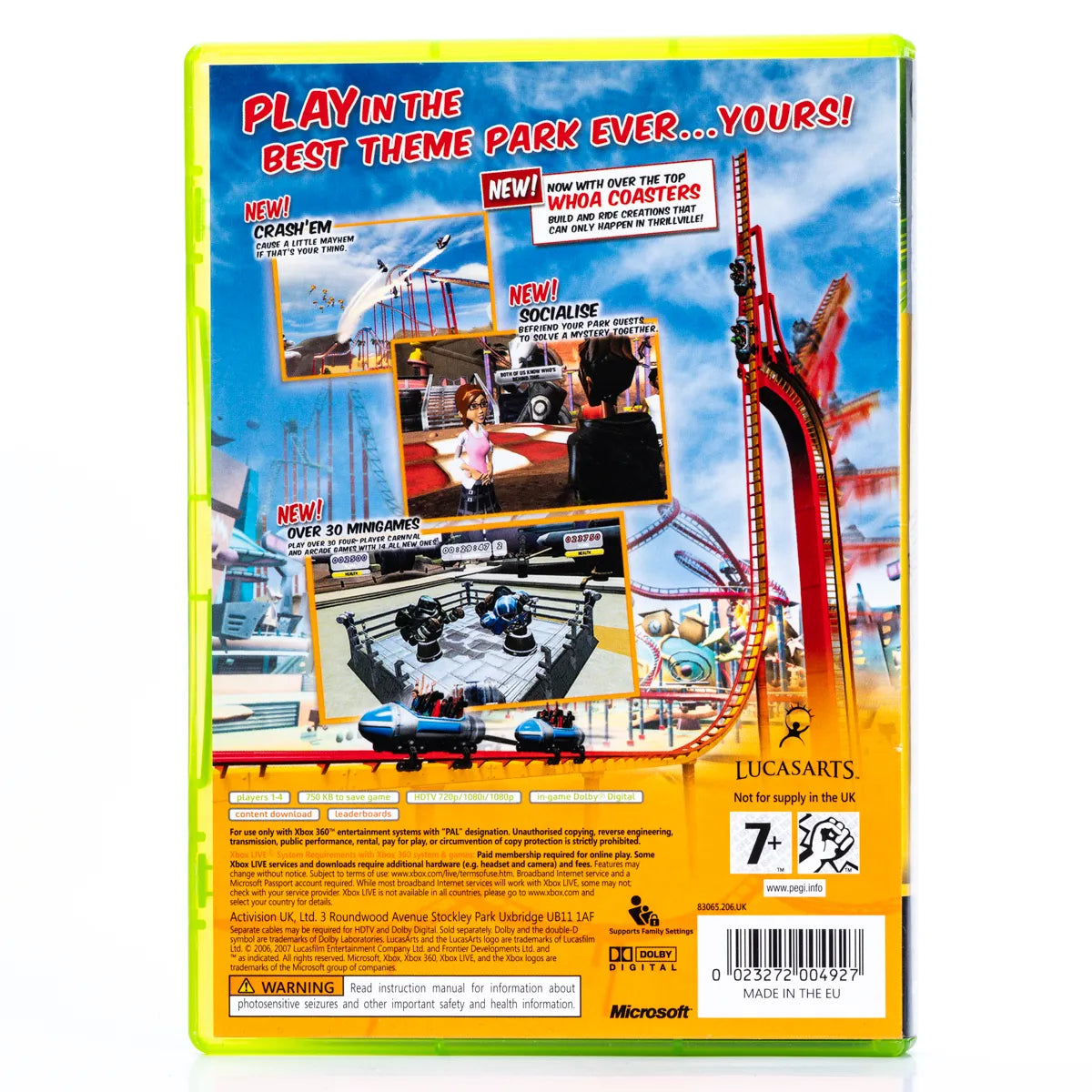Thrillville: Off the Rails - Xbox 360 spill - Retrospillkongen
