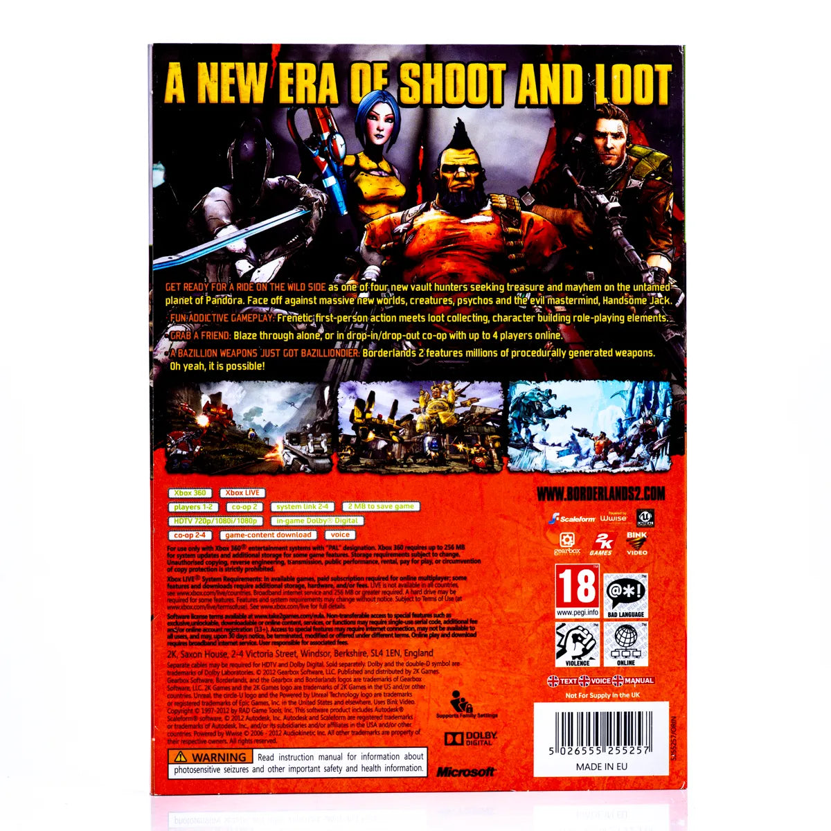 Borderlands 2 - Xbox 360 spill - Retrospillkongen