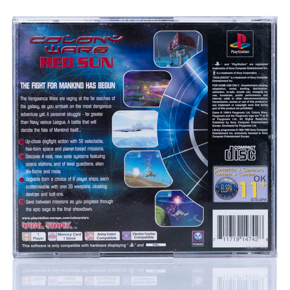 Colony Wars: Red Sun - PS1 spill