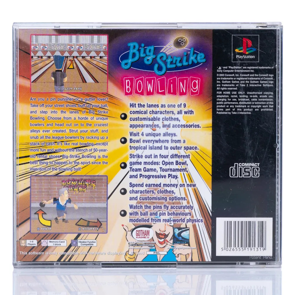Big Strike Bowling - PS1 spill