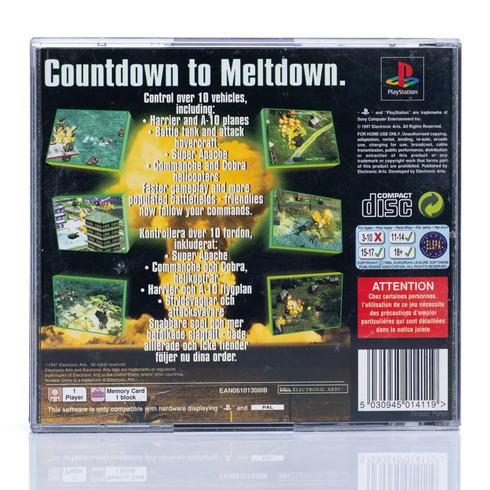 Nuclear Strike - PS1 spill