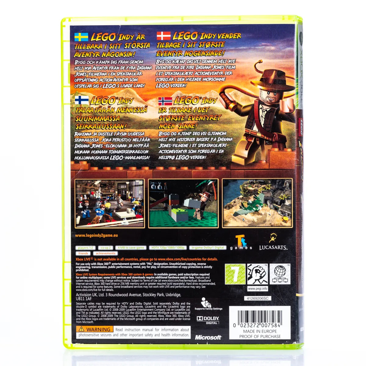 LEGO Indiana Jones 2: The Adventure Continues - Xbox 360 spill - Retrospillkongen