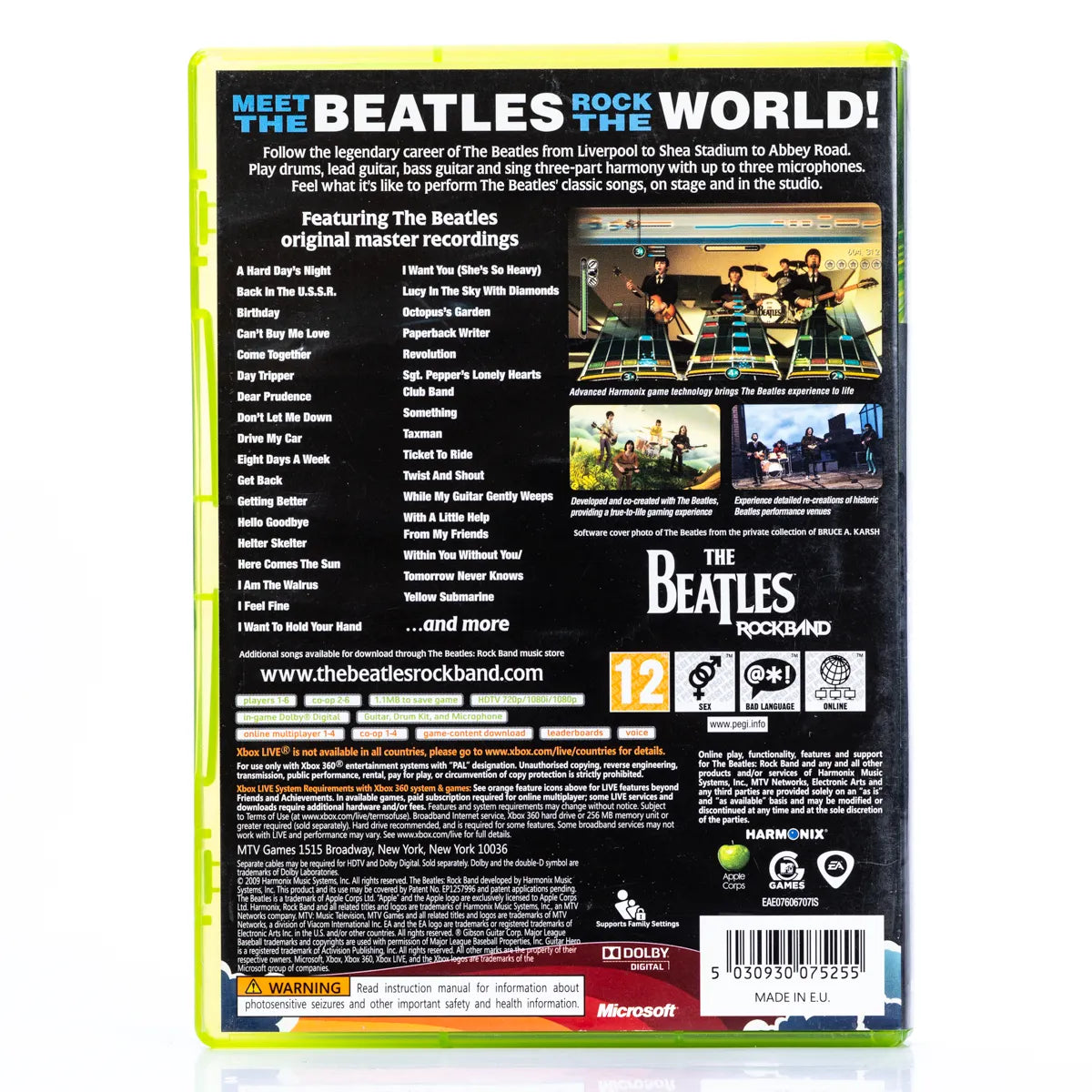 The Beatles Rockband - Xbox 360 spill - Retrospillkongen