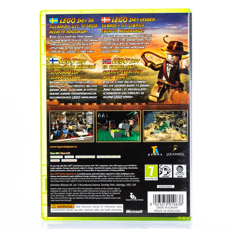 LEGO Indiana Jones 2: The Adventure Continues - Xbox 360 spill