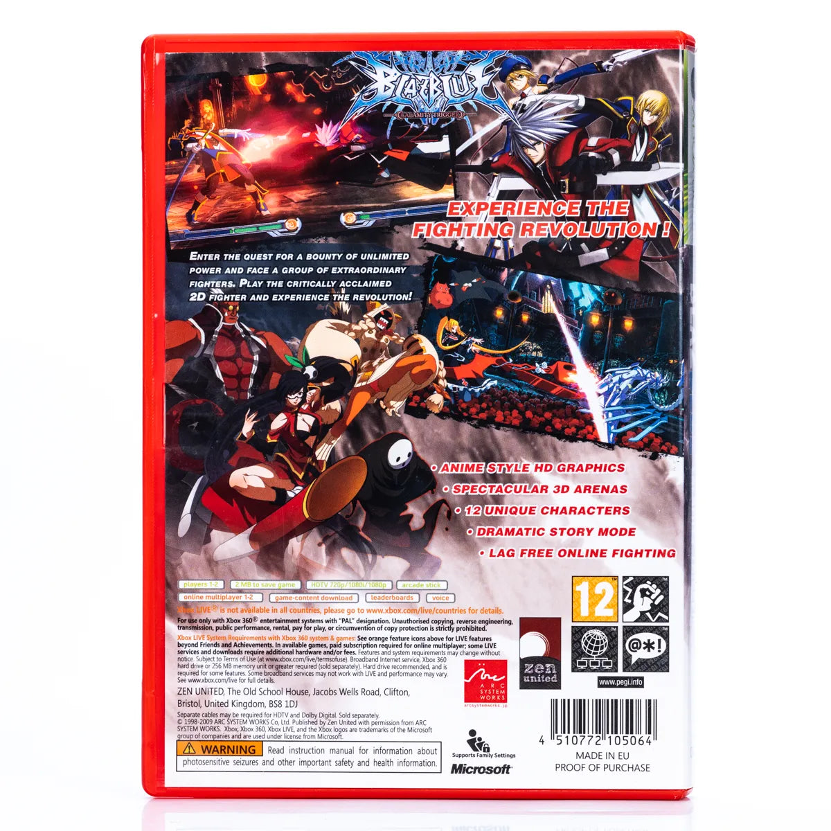 BlazBlue: Calamity Trigger - Xbox 360 spill - Retrospillkongen