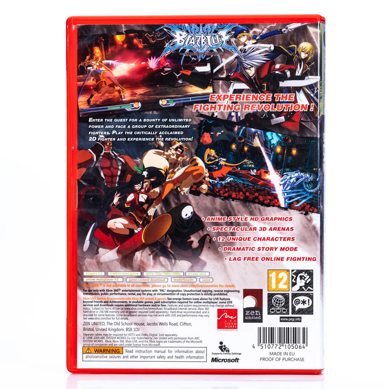 BlazBlue: Calamity Trigger - Xbox 360 spill