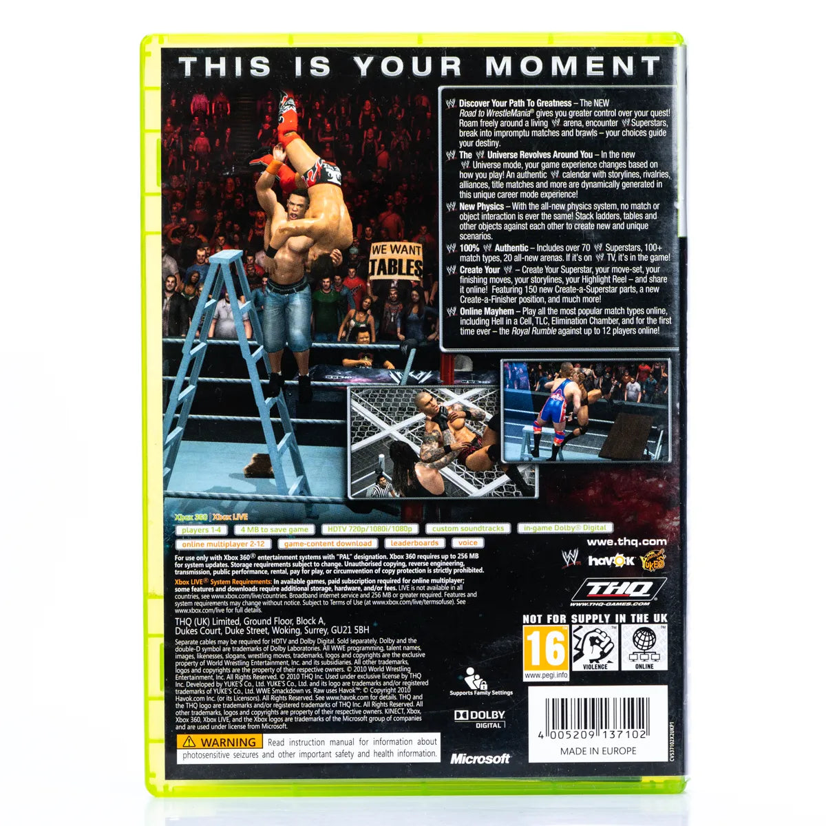 WWE Smackdown vs. Raw 2011 - Xbox 360 spill - Retrospillkongen