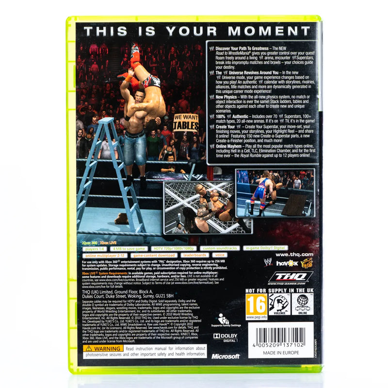 WWE Smackdown vs. Raw 2011 - Xbox 360 spill
