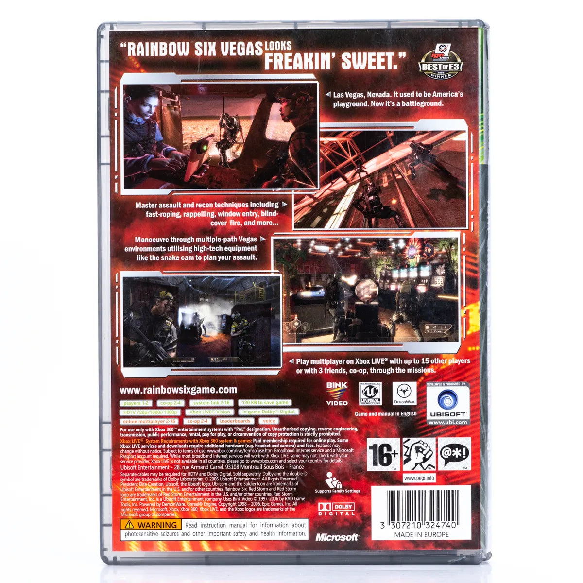 Tom Clancy's Rainbow Six: Vegas - Xbox 360 spill - Retrospillkongen