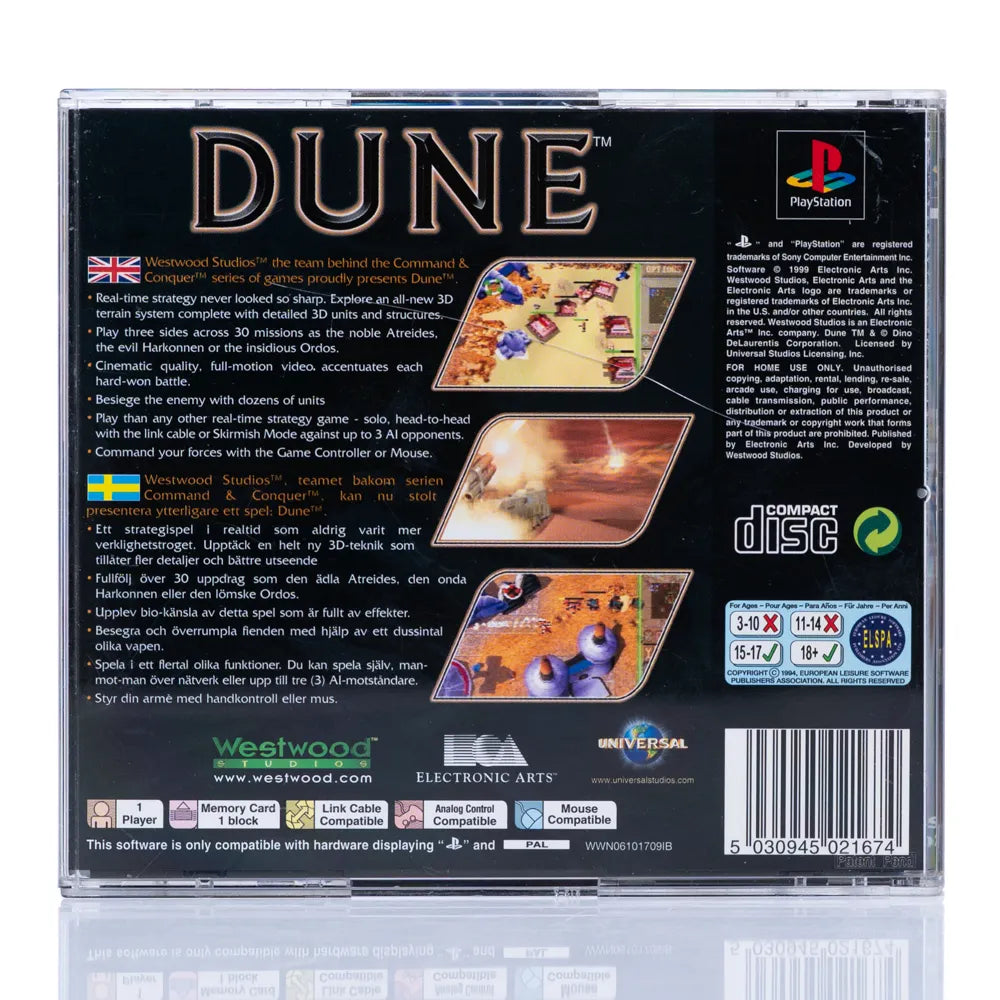 Dune 2000 - PS1 spill