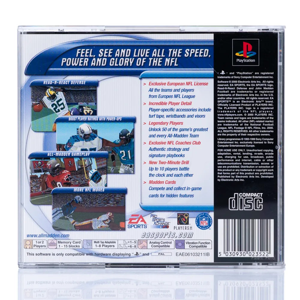 Madden NFL 2001 - PS1 spill