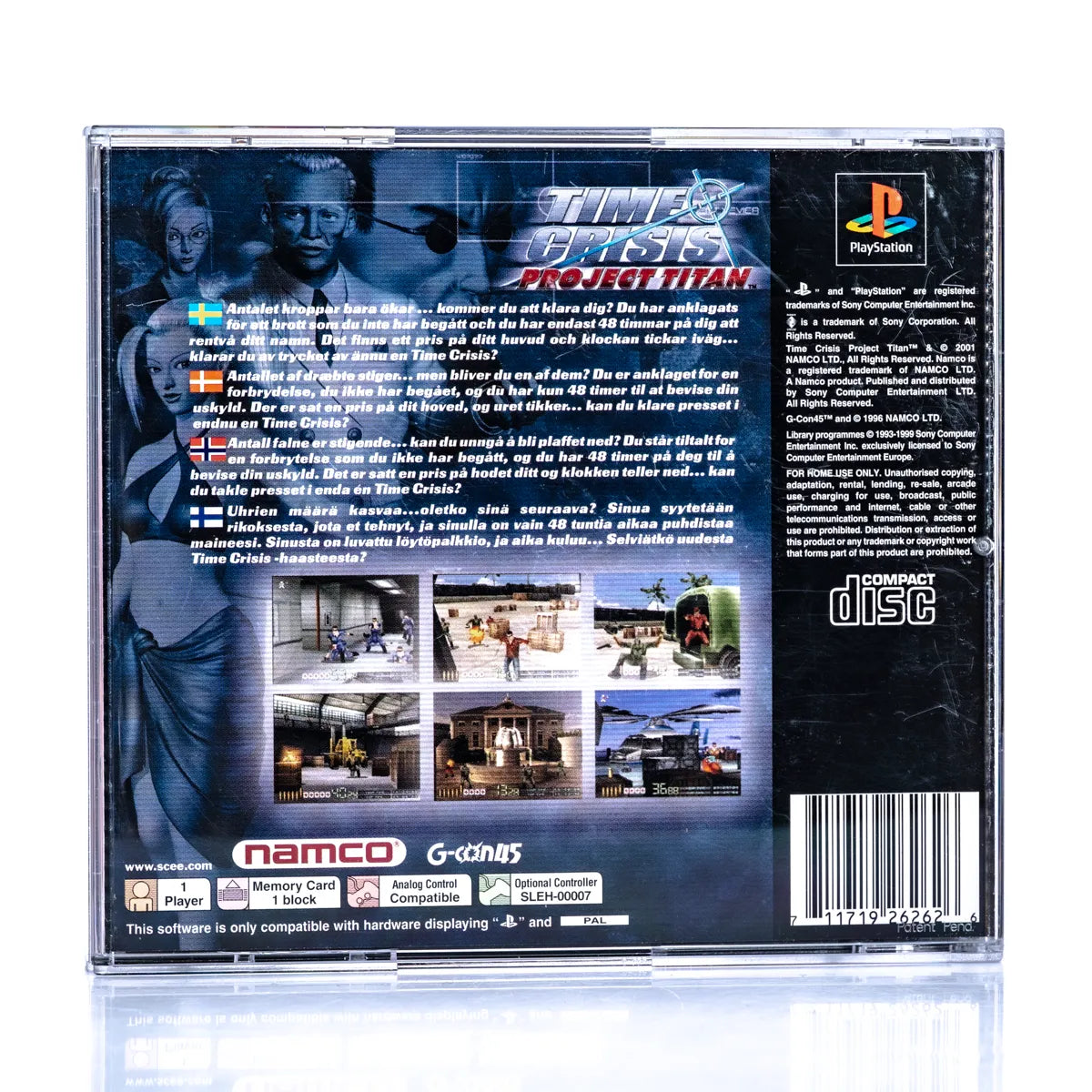 Time Crisis Project Titan - PS1 spill - Retrospillkongen
