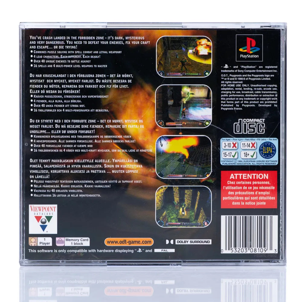 O.D.T. - PS1 spill - Retrospillkongen