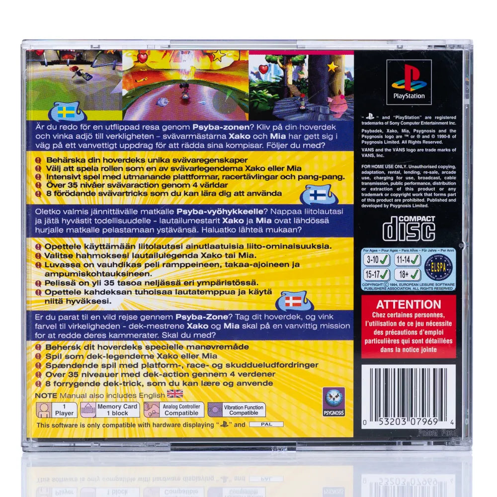 Psybadek - PS1 spill - Retrospillkongen