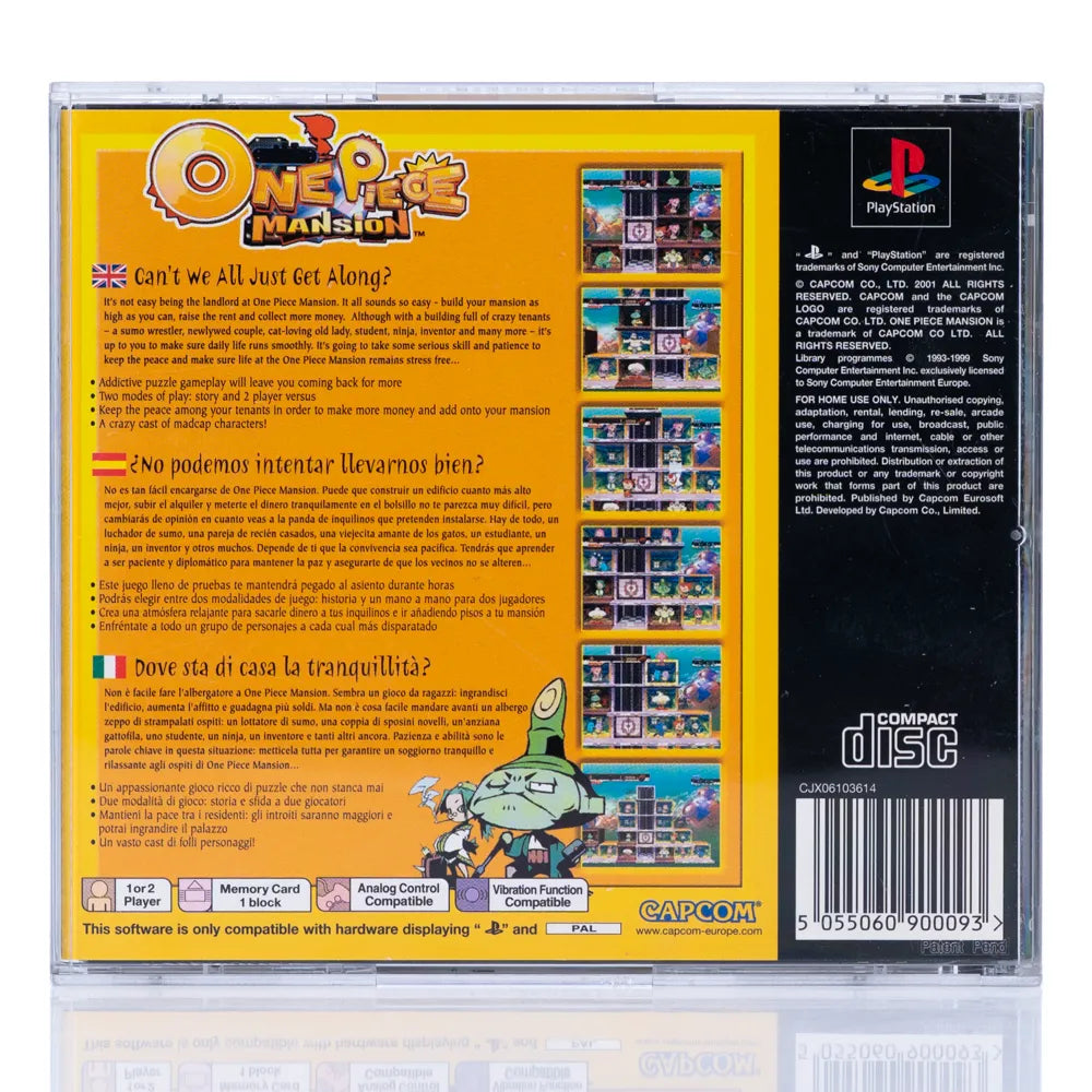 One Piece Mansion - PS1 spill - Retrospillkongen