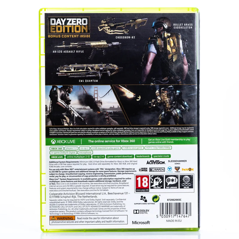 Call of Duty: Advanced Warfare - Xbox 360 spill