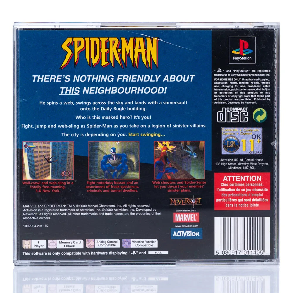 Spider-Man - PS1 spill