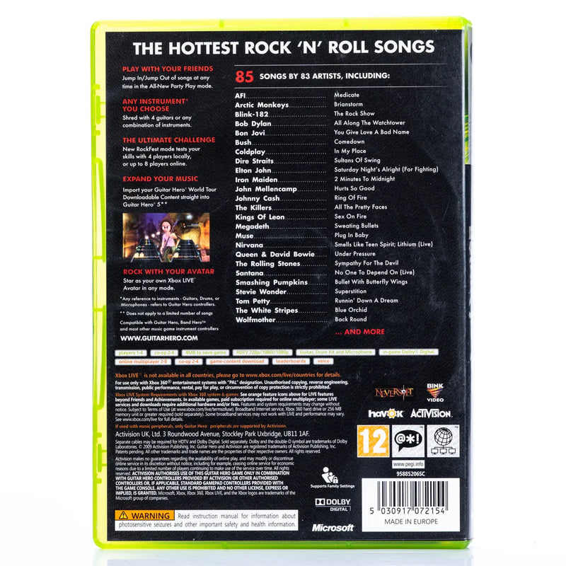 Guitar Hero 5 - Xbox 360 spill