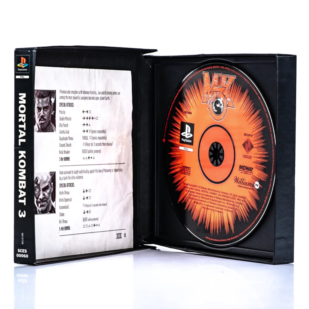 Mortal Kombat 3 - PS1 spill - Retrospillkongen