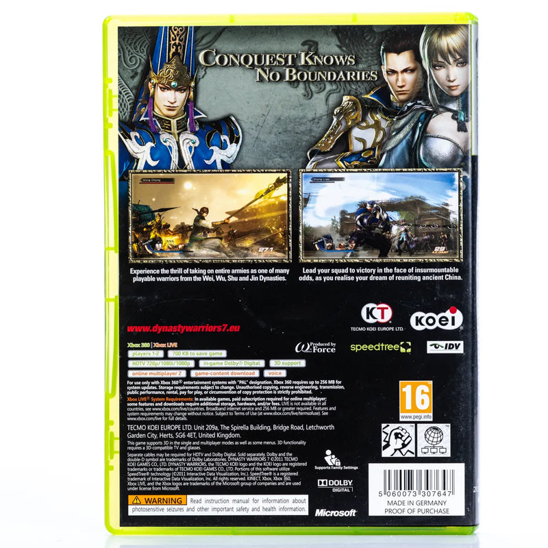 Dynasty Warriors 7 - Xbox 360 spill