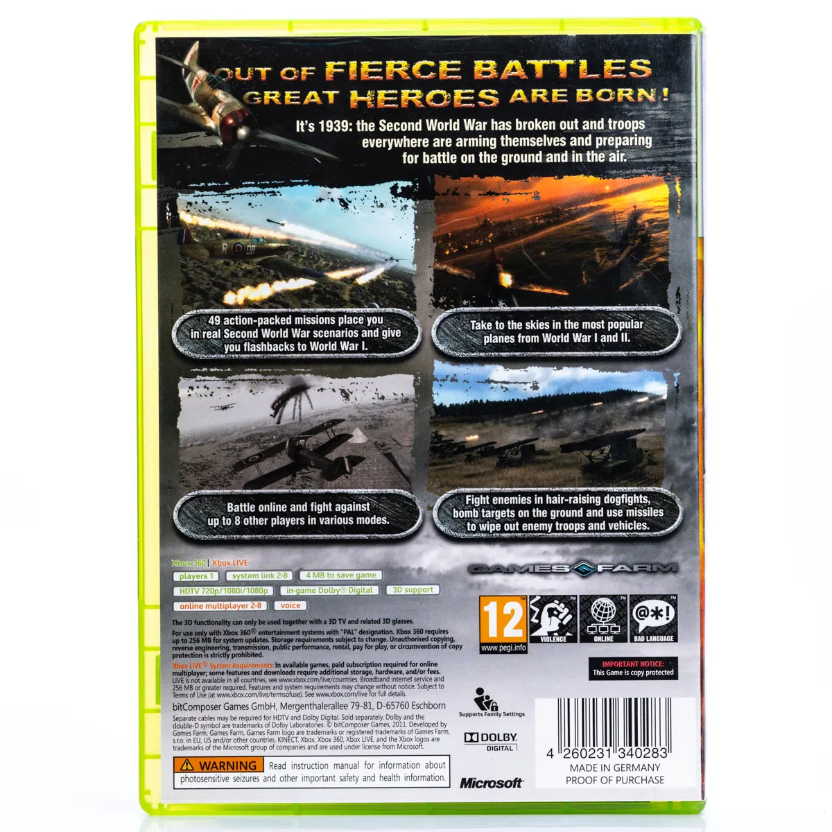 Air Conflicts: Secret Wars - Xbox 360 spill - Retrospillkongen