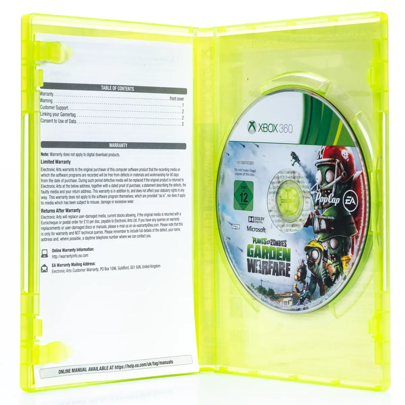 Plants vs Zombies: Garden Warfare - Xbox 360 spill