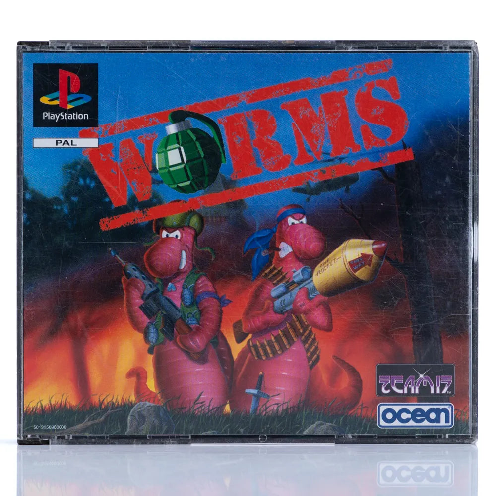 Worms - PS1 spill