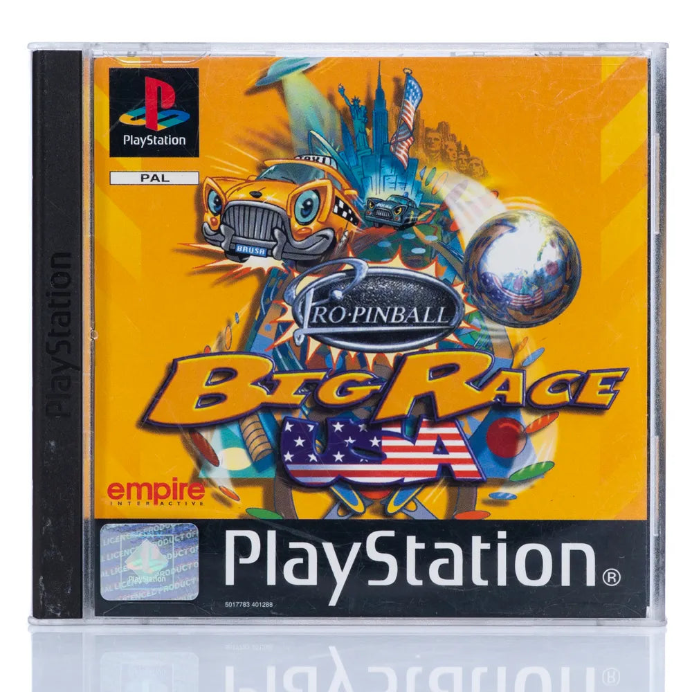 Pro Pinball: Big Race USA - PS1 spill - Retrospillkongen