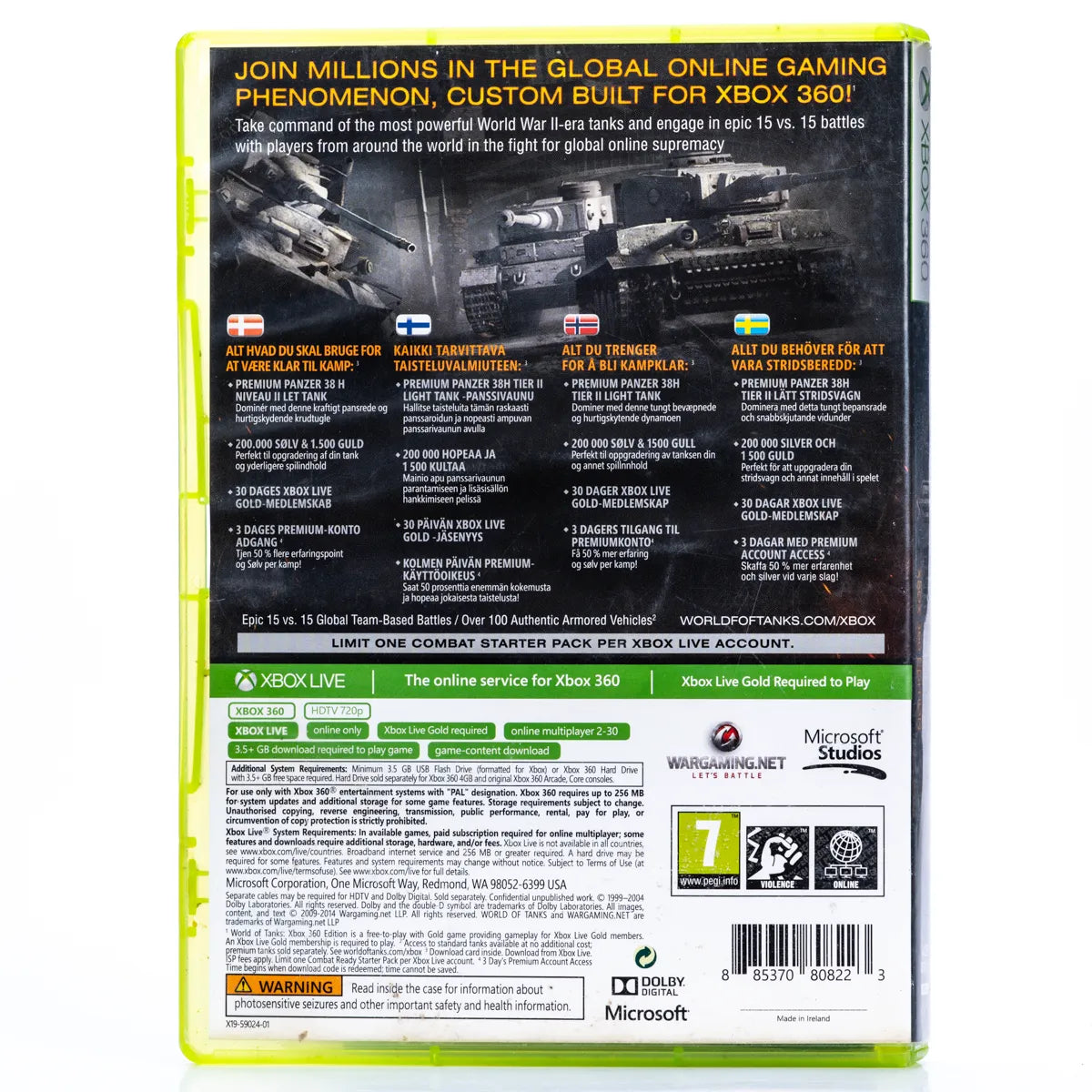 World of Tanks - Xbox 360 spill - Retrospillkongen
