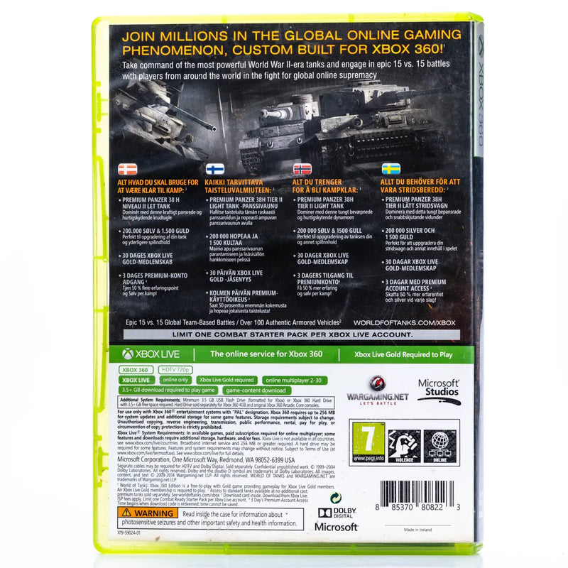 World of Tanks - Xbox 360 spill