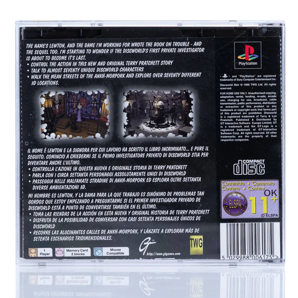 Discworld Noir - PS1 spill - Retrospillkongen