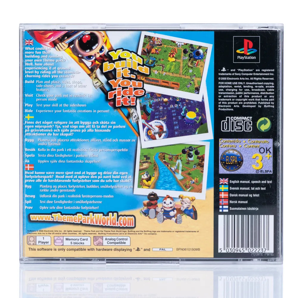 Theme Park World - PS1 spill